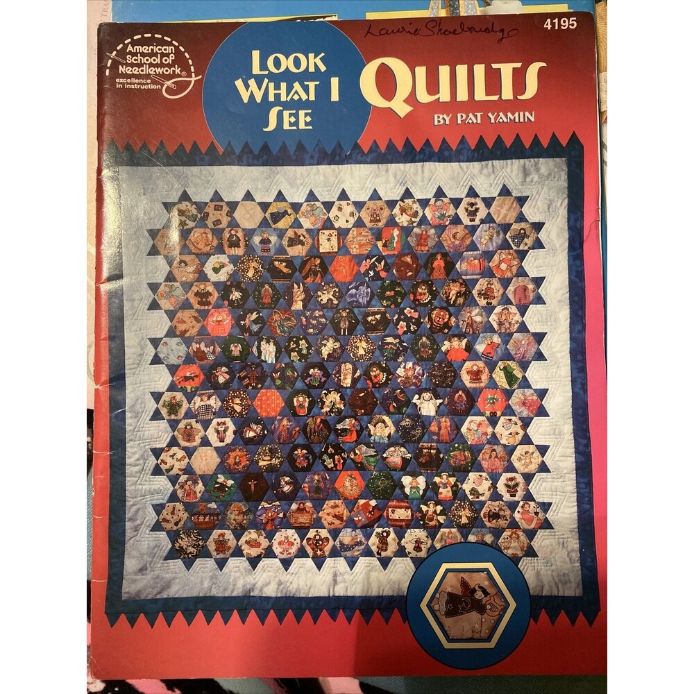 1  "Look What I See" Quilt Book By Pat Yamen